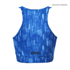 Better Bodies Manhattan Halter - Bright Blue - Urban Gym Wear