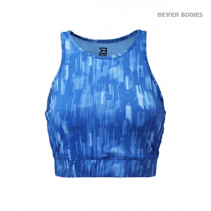 Better Bodies Manhattan Halter - Bright Blue - Urban Gym Wear
