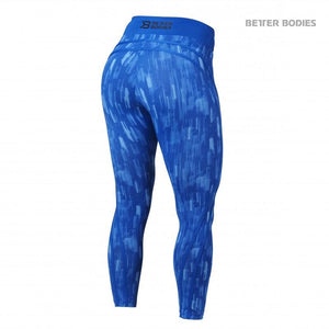 Better Bodies Manhattan High Waist Tights - Bright Blue - Urban Gym Wear