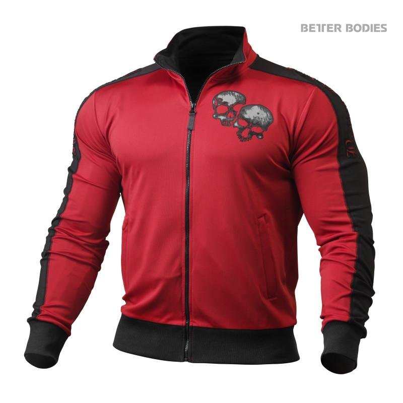 Better Bodies Men's Flex Jacket - Jester Red - Urban Gym Wear