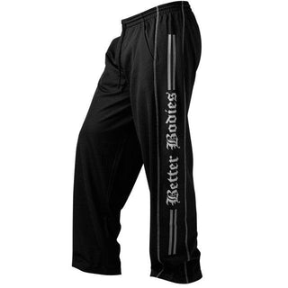 Better Bodies Mesh Gym Pants - Black - Urban Gym Wear