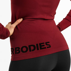Better Bodies Nolita Seamless LS - Sangria Red - Urban Gym Wear