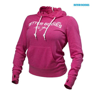 Better Bodies N.Y Hood Sweater - Pink Melange - Urban Gym Wear