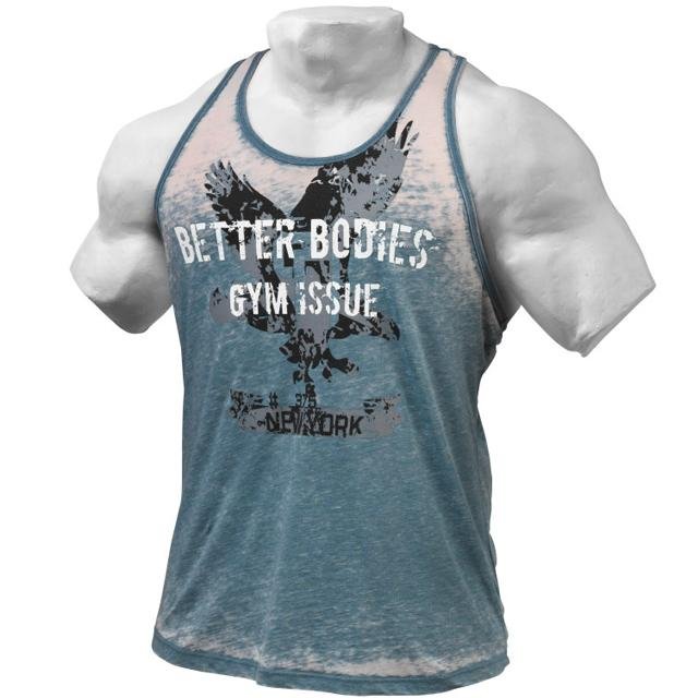 Better Bodies N.Y. Rough T-Back - Ocean Blue - Urban Gym Wear