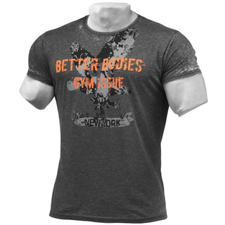 Better Bodies N.Y. Rough Tee - Wash Black - Urban Gym Wear