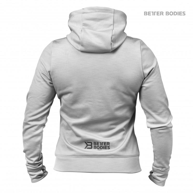 Better Bodies Performance Hoodie - Grey - Urban Gym Wear