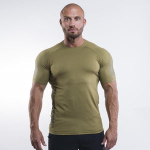 Better Bodies Performance PWR Tee - Military Green - Urban Gym Wear