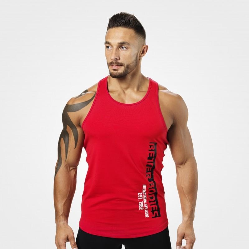 Better Bodies Performance T-Back - Bright Red - Urban Gym Wear