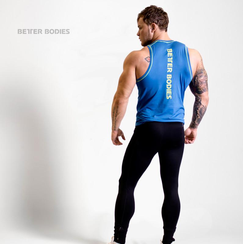Better Bodies Performance Tank - Bright Blue - Urban Gym Wear