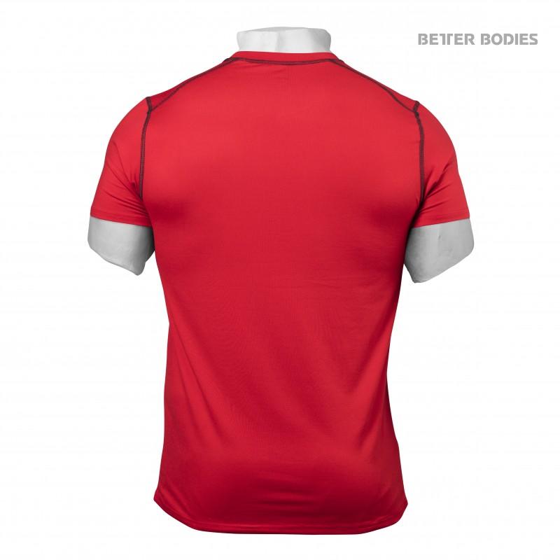 Better Bodies Performance Tee - Red - Urban Gym Wear