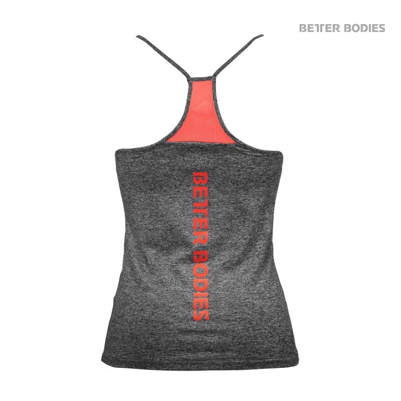Better Bodies Performance Top - Antracite Melange - Urban Gym Wear