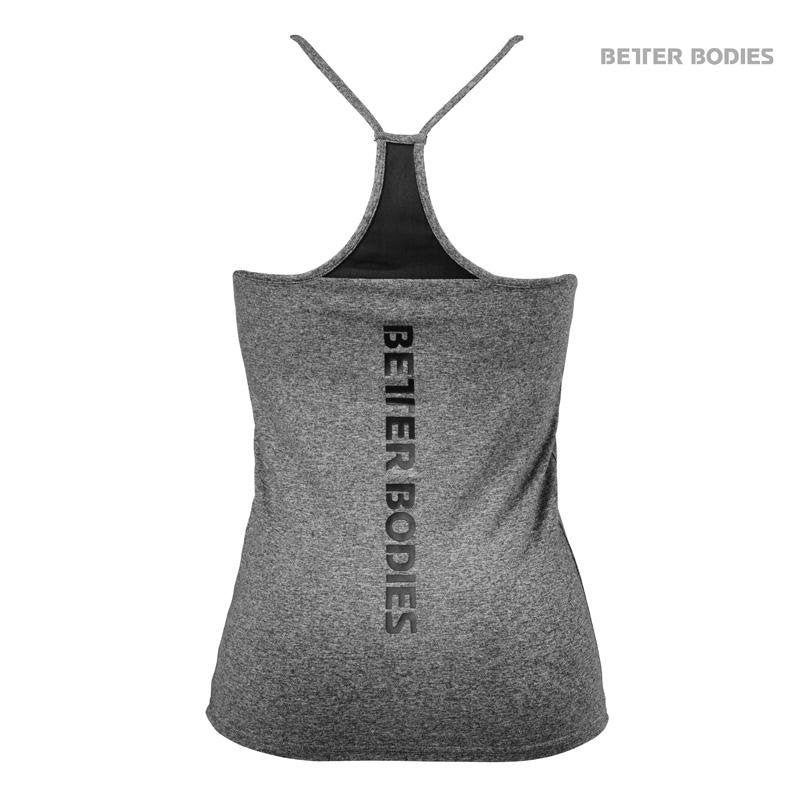 Better Bodies Performance Top - Graphite Melange - Urban Gym Wear