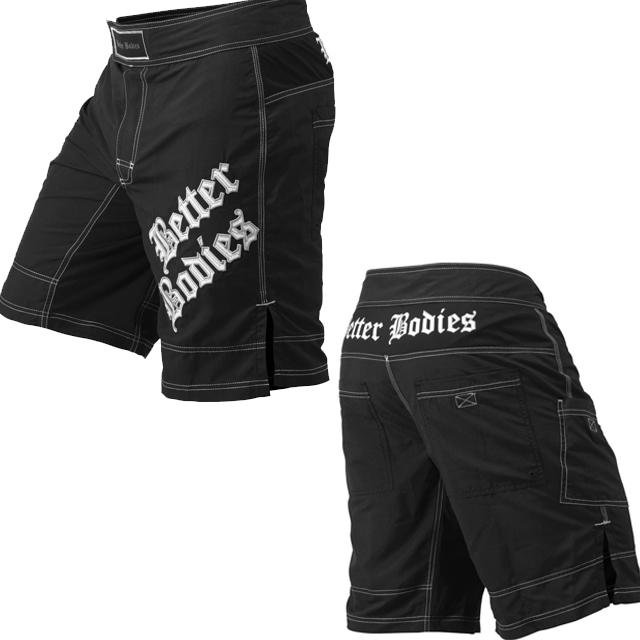 Better Bodies Pocket Board Shorts - Black - Urban Gym Wear