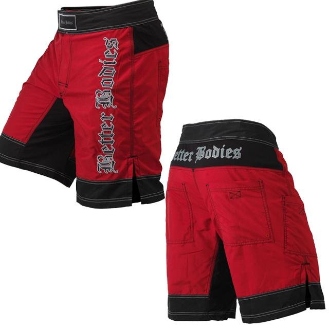 Better Bodies Pocket Board Shorts - Jester Red - Urban Gym Wear