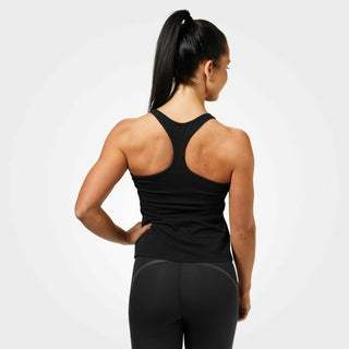 Better Bodies Printed T-Back - Black-White - Urban Gym Wear