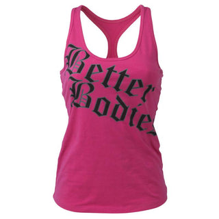 Better Bodies Printed T-Back - Hot Pink - Urban Gym Wear