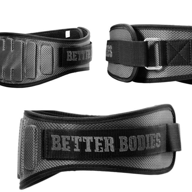 Better Bodies Pro Lifting Belt - Grey - Urban Gym Wear