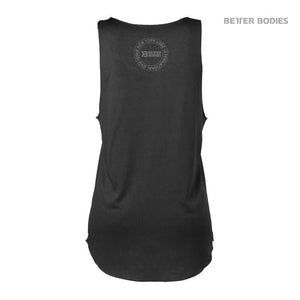 Better Bodies Raw Cut Tank Top - Wash Black - Urban Gym Wear