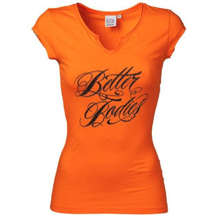 Better Bodies Raw Energy Tee - Bright Orange - Urban Gym Wear