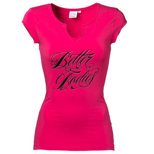 Better Bodies Raw Energy Tee - Hot Pink – Urban Gym Wear