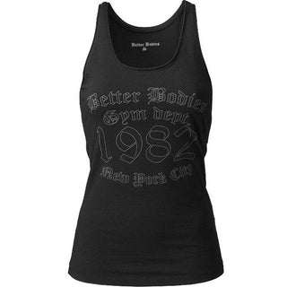 Better Bodies Raw Jersey Tank - Black - Urban Gym Wear