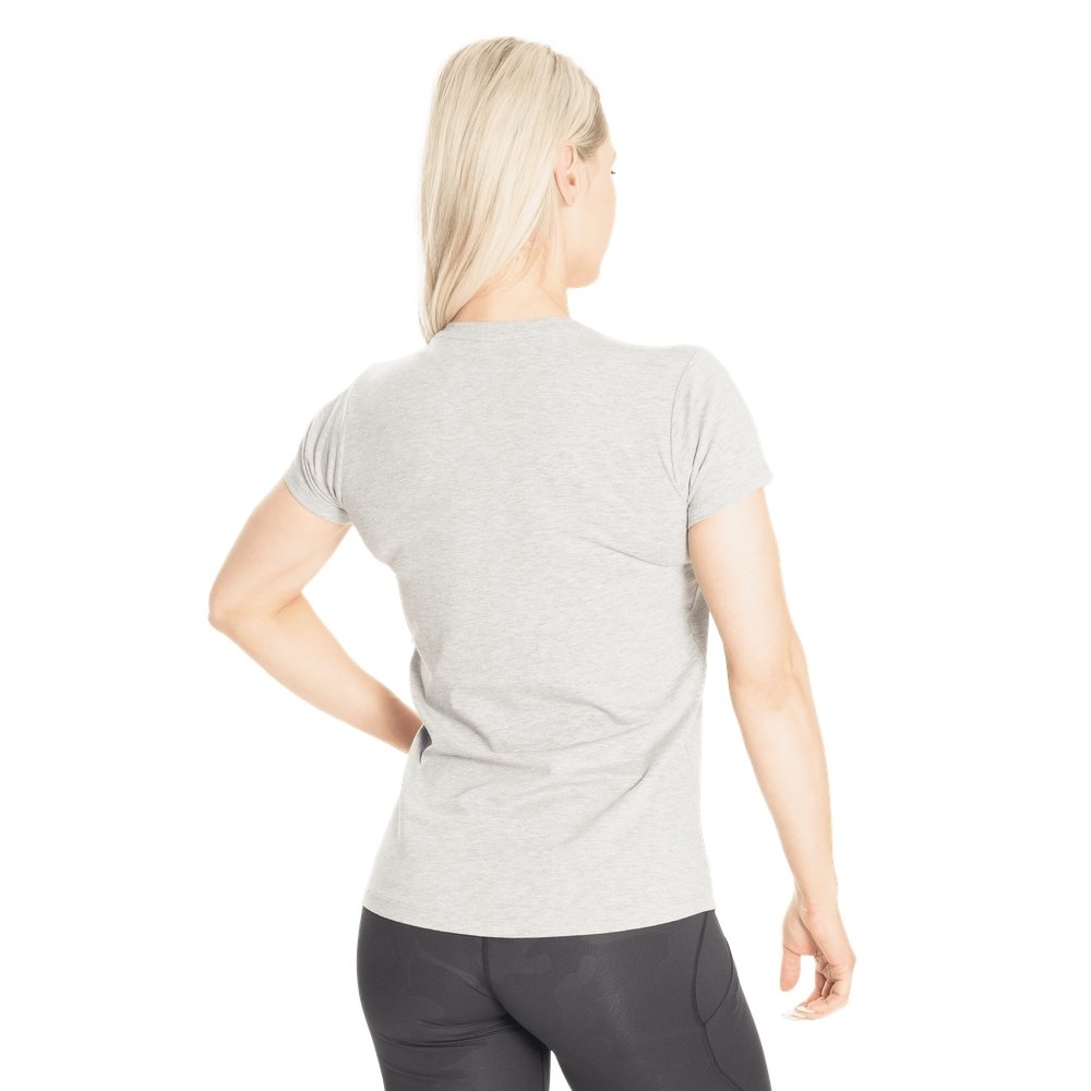 Better Bodies Regular Tee - Light Grey - Urban Gym Wear