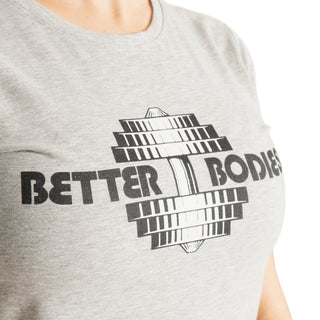 Better Bodies Regular Tee - Light Grey - Urban Gym Wear