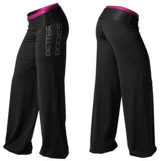 Better Bodies Relaxed Fit Pant - Black-Sangria - Urban Gym Wear