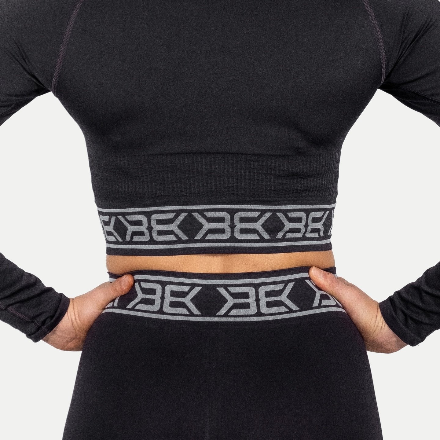 Better Bodies Rib Seamless LS - Black - Urban Gym Wear