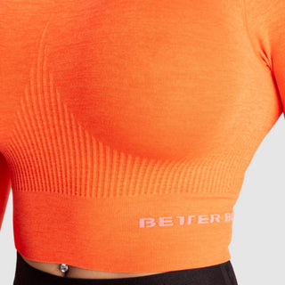 Better Bodies Rib Seamless Top - Sunset Melange - Urban Gym Wear