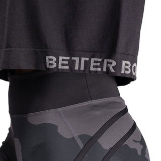 Better Bodies Rockaway Seamless Tee - Black - Urban Gym Wear