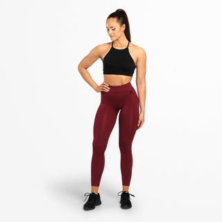 Better Bodies Rockaway Tights - Sangria Red - Urban Gym Wear