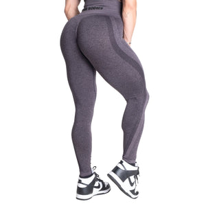 Better Bodies Seamless Curve Scrunch Leggings - Black Melange - Urban Gym Wear