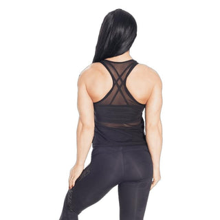 Better Bodies Seamless Mesh Tank - Black - Urban Gym Wear