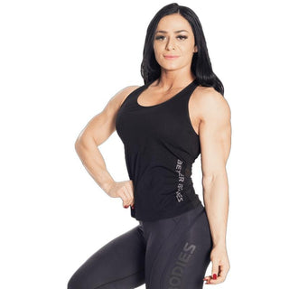 Better Bodies Seamless Mesh Tank - Black - Urban Gym Wear