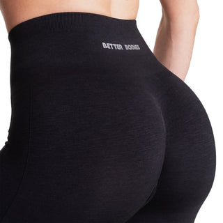 Better Bodies Seamless Scrunch Leggings - Black - Urban Gym Wear