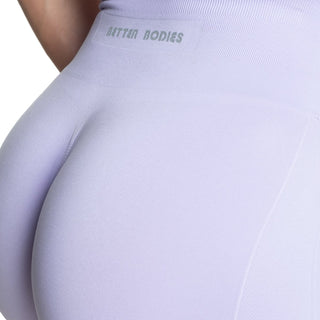 Better Bodies Seamless Scrunch Leggings - Cool Purple - Urban Gym Wear