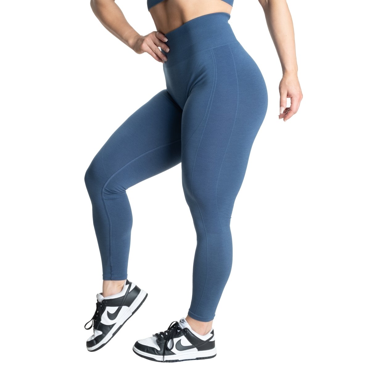 Better Bodies Seamless Scrunch Leggings Sky Blue Urban Gym Wear