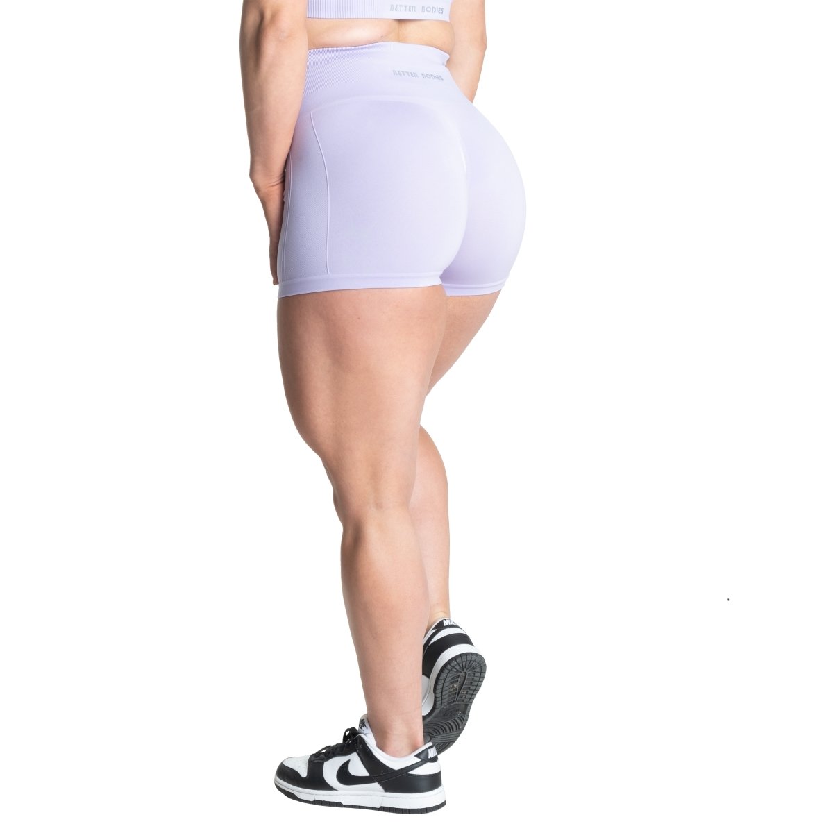 Better Bodies Seamless Scrunch Shorts - Cool Purple - Urban Gym Wear