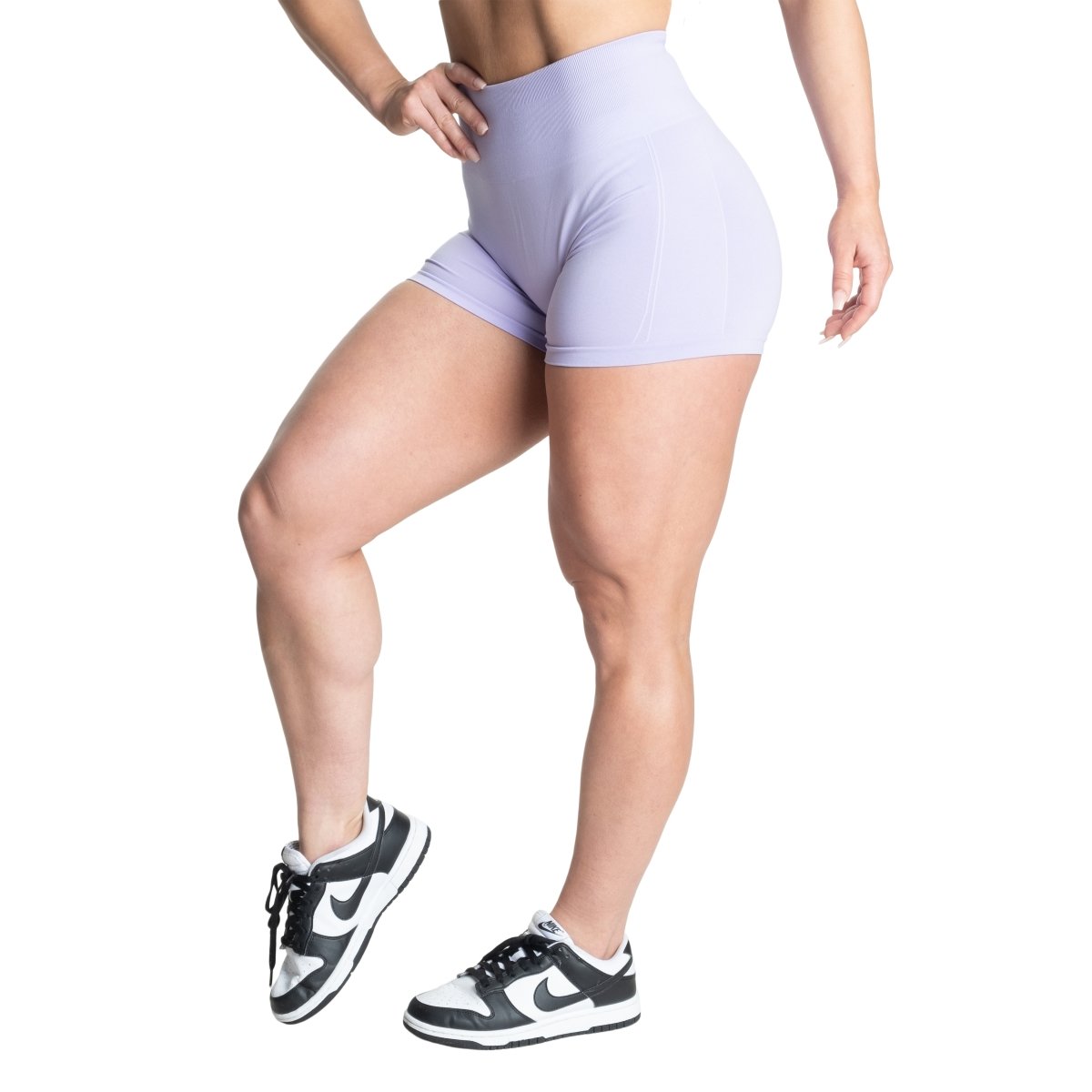 Better Bodies Seamless Scrunch Shorts - Cool Purple - Urban Gym Wear