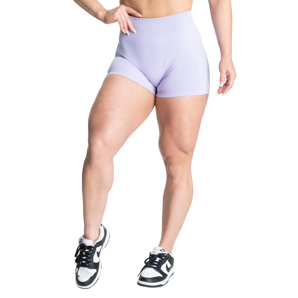 Better Bodies Seamless Scrunch Shorts - Cool Purple - Urban Gym Wear