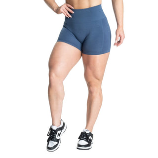 Better Bodies Seamless Scrunch Shorts - Sky Blue - Urban Gym Wear