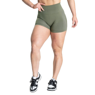 Better Bodies Seamless Scrunch Shorts - Washed Green - Urban Gym Wear