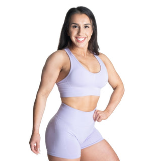 Better Bodies Seamless Scrunch Sports Bra - Cool Purple - Urban Gym Wear