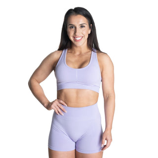 Better Bodies Seamless Scrunch Sports Bra - Cool Purple - Urban Gym Wear