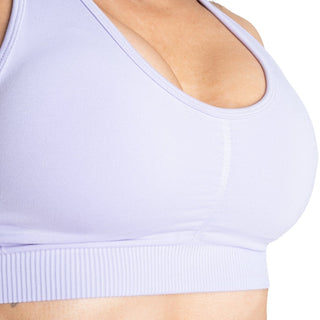 Better Bodies Seamless Scrunch Sports Bra - Cool Purple - Urban Gym Wear