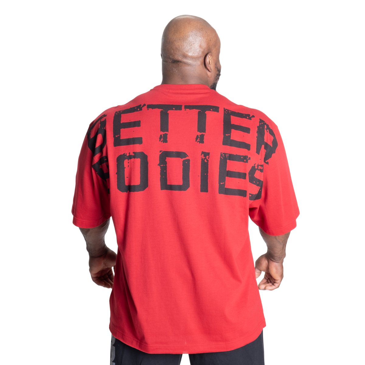 Better Bodies Skull Union Iron Tee - Chili Red - Urban Gym Wear