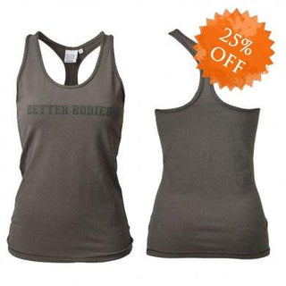 Better Bodies Soft Box T-Back - Washed Green - Urban Gym Wear