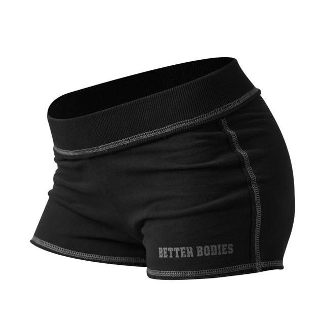 Better Bodies Soft Hotpants - Black - Urban Gym Wear
