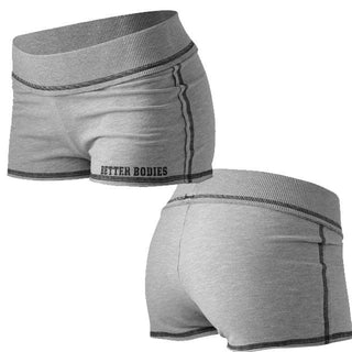 Better Bodies Soft Hotpants - Greymelange - Urban Gym Wear